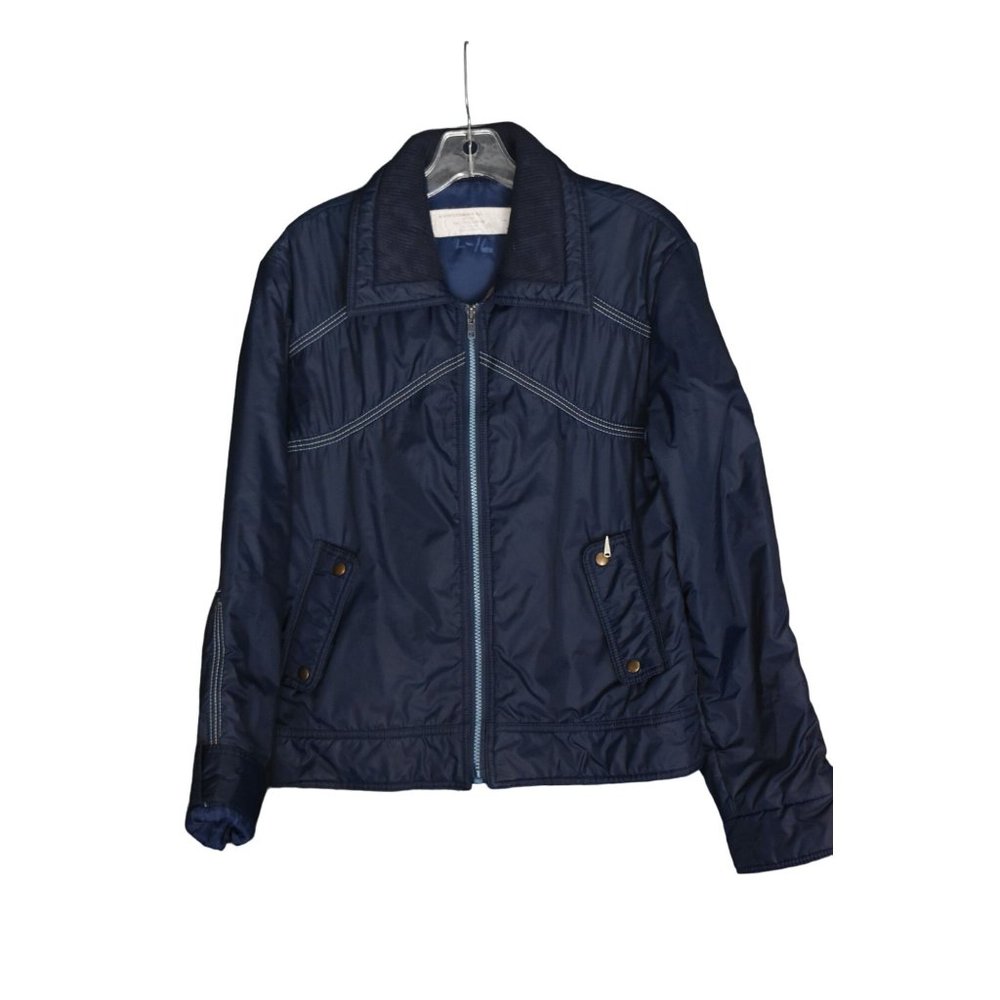 Women's Vintage 70's/80's Continental Gold Line by Goldwin  Blue Winter Jacket L